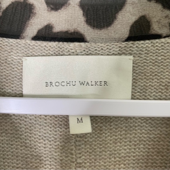 Brochu Walker Womens the printed layered long sleeve looker dress M - Picture 7 of 10